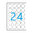 40mm Luma Etiketten Rund Weiß 24 runde Aufkleber pro A4 für Drucker