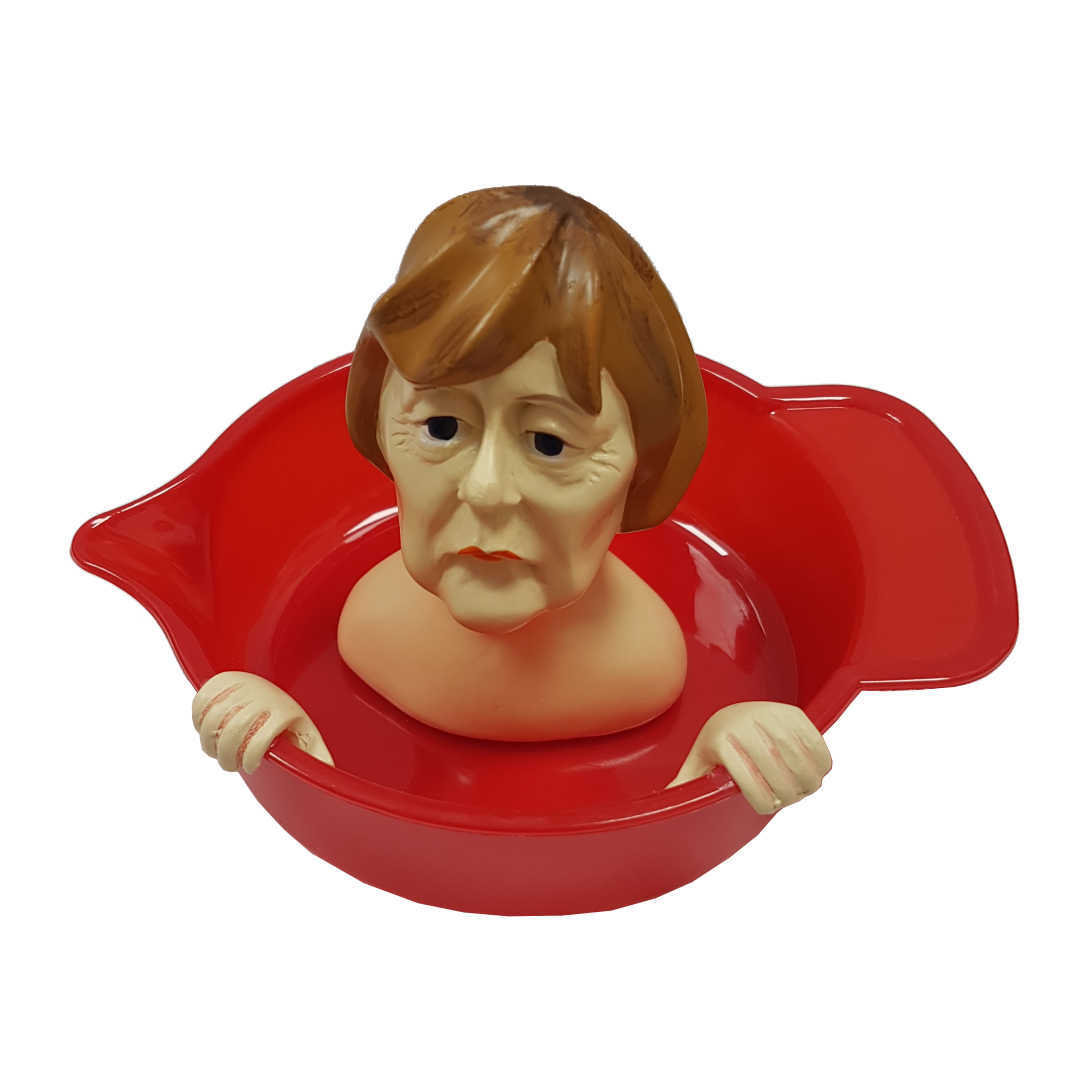 Angie Zitruspresse Saftpresse " Angela Merkel " Zitruspresse Zitronen Presse 