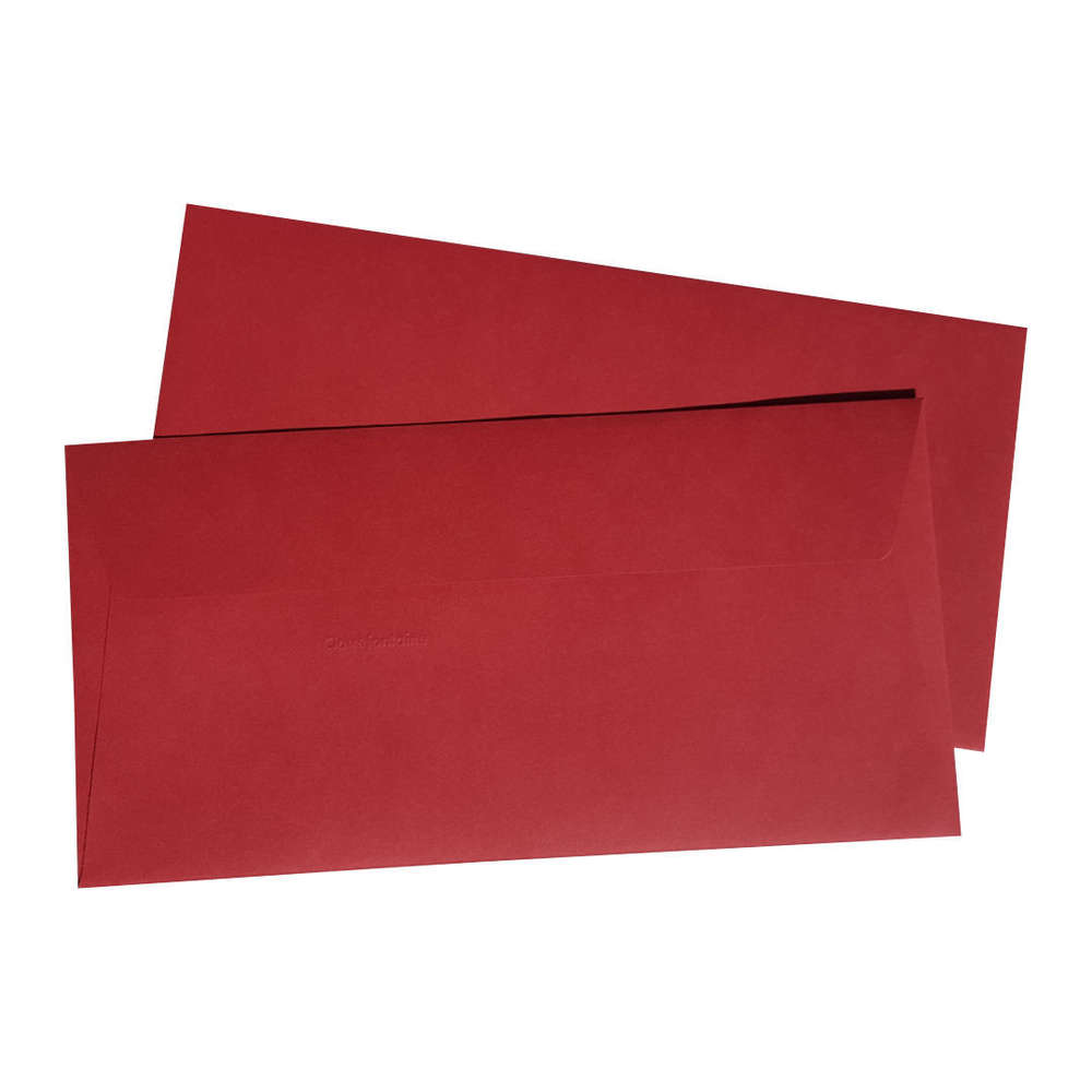 Briefumschlag DIN lang rot