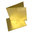 Quadratisches Set 140er Umschlag und 135er Doppelkarte in Gold