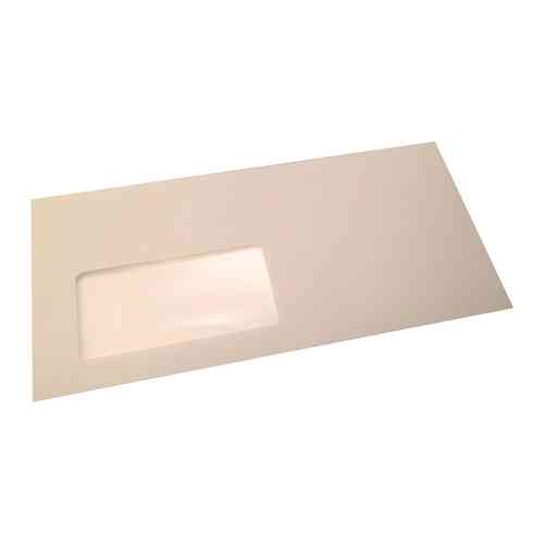 Conqueror Texture Weiß Fenster Briefumschläge DIN Lang in 110x220mm