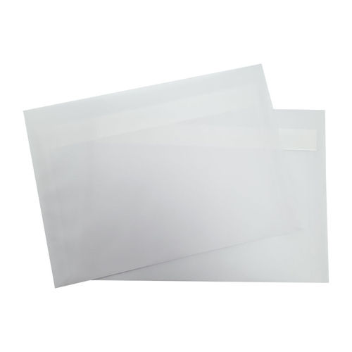 C5 Transparente Briefumschläge Transparent Weiss Format 162x229mm
