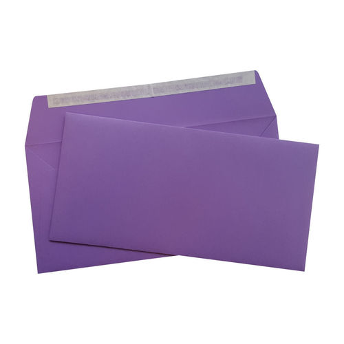 DIN Lang Briefumschläge Lila Violett Pollen Clairefontaine 110x220