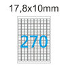 17,8x10 mm A4 Etiketten Weiß MaySpies Premium 17x10 Preisschilder