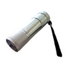 Modico 4010 Aluminium Taschenlampe mit 9 UV-LED und 365 nm bis 380 nm