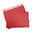 Rote DIN C5 Briefumschläge Kirschrot von Pollen Clairefontaine Rot