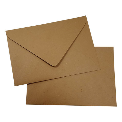 Kraftpapier Briefumschläge DIN B6 nassklebend braune Kraft Umschläge
