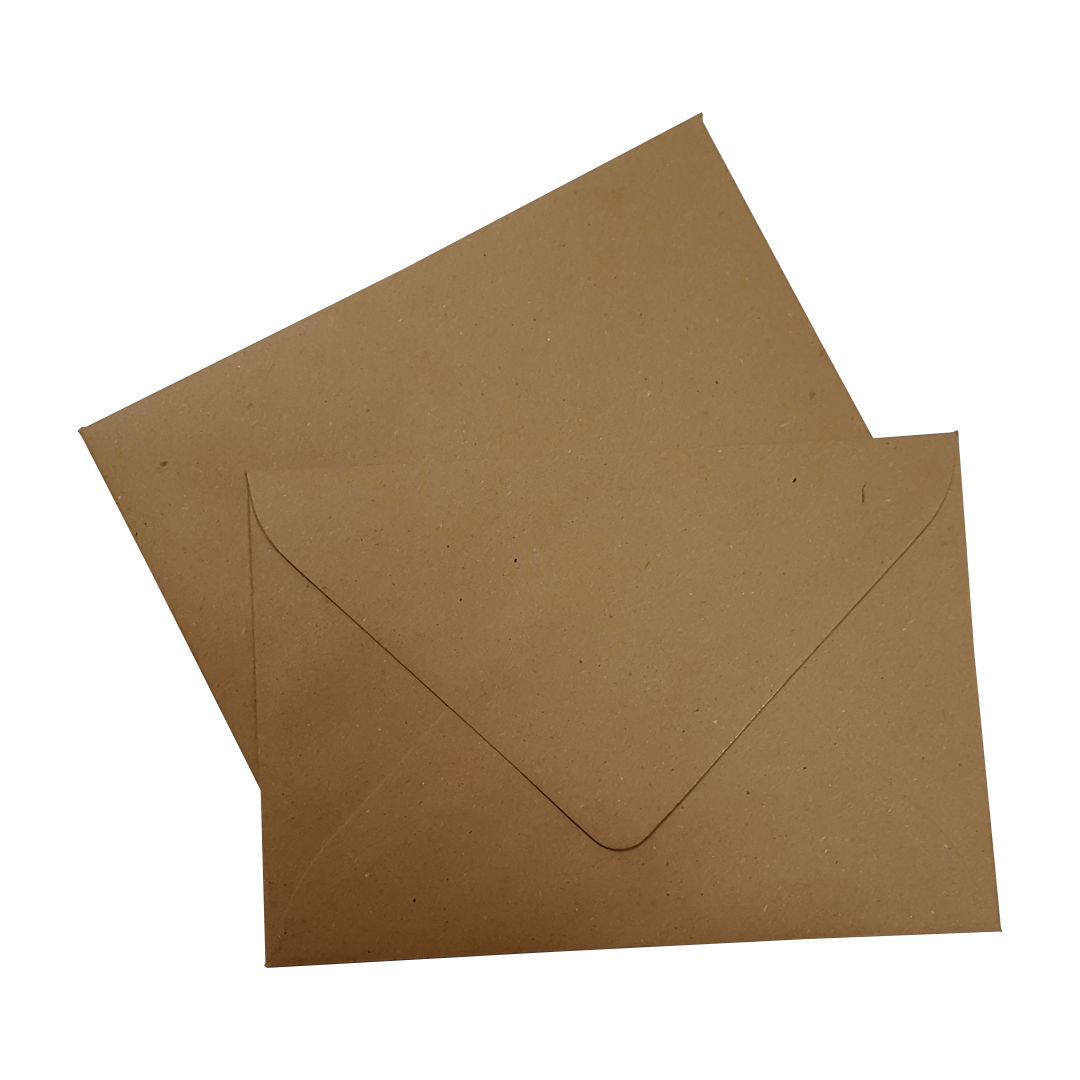 1.000 stück Kraftpapier Briefumschläge DIN B6 C6 nassklebend Kraft Natur braun ohne Fenst