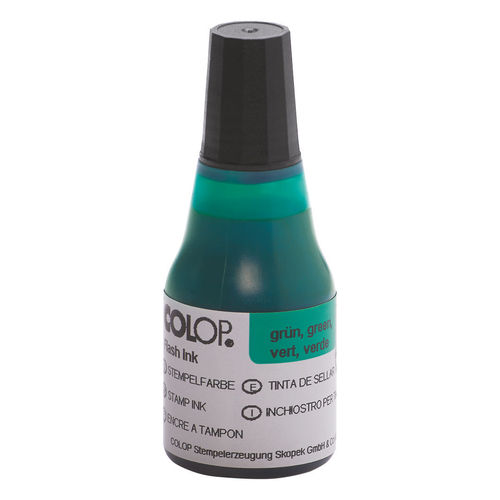 25ml Colop EOS Flash Tinte Grün Stempel Farbe zum Auffrischen 146963