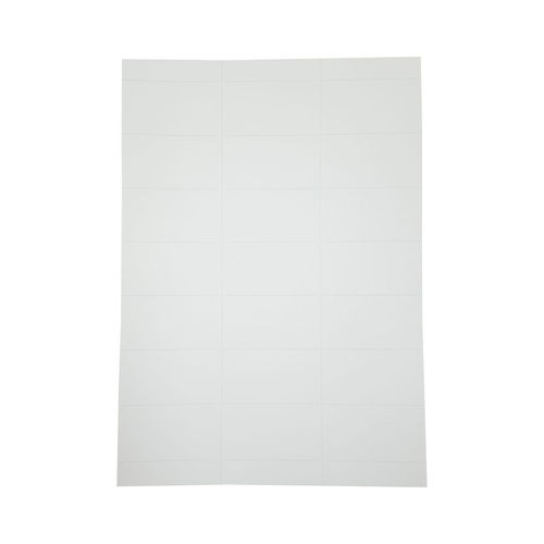 Regalschienen Etikett 70x38 Weiß 120g Papier perforiert 500 Blatt A4