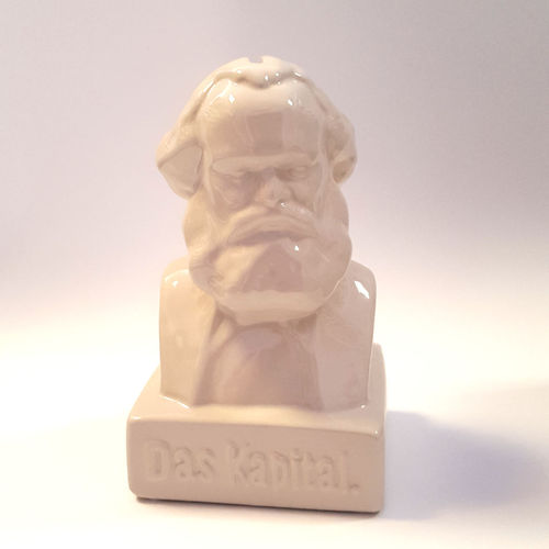 Karl Marx Das Kapital Spardose Keramik Deko Objekt von Kikkerland